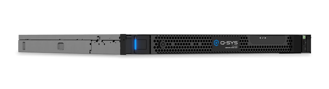 Q-SYS Server Core X20rの右角度つき画像