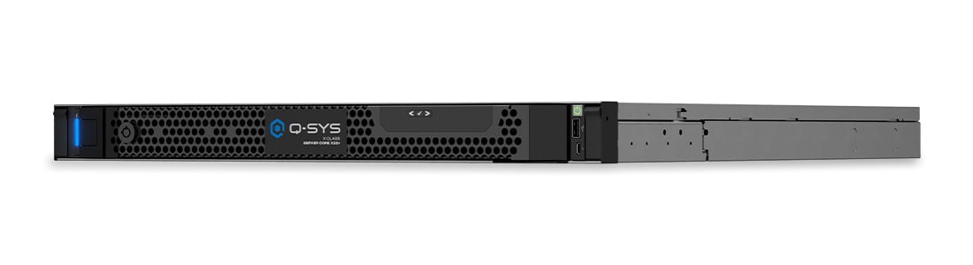 Q-SYS Server Core X20rの左角度画像