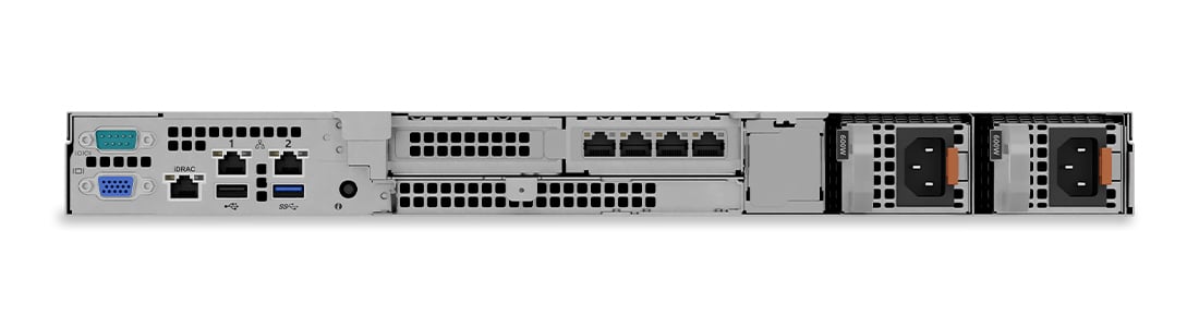 Q-SYS Server Core X20rの背面画像