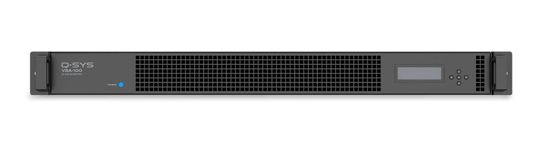Q-SYS VSA-100の正面画像