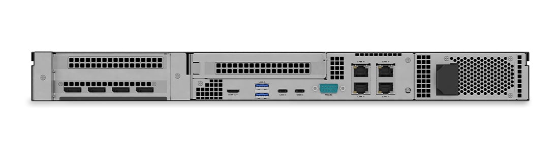 Q-SYS VSA-100の背面イメージ
