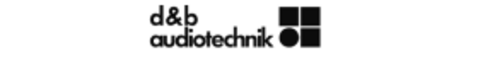 d&b audiotechnikロゴ