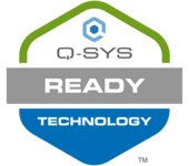 Q-SYS Ready Technologyバッジ