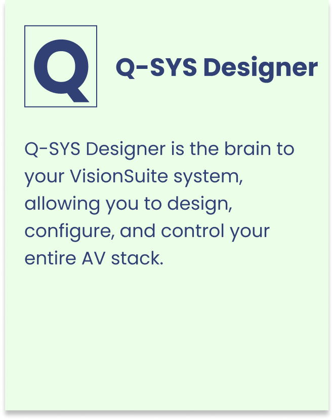 Q-SYS Designerの定義