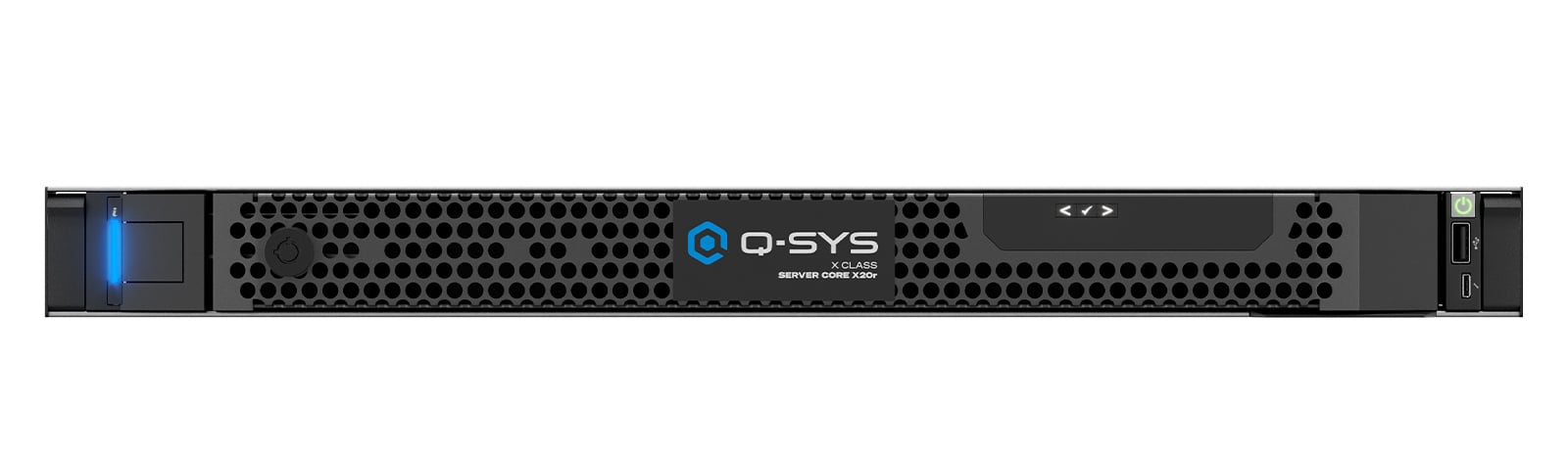 Q-SYSサーバーCore X20rの正面画像
