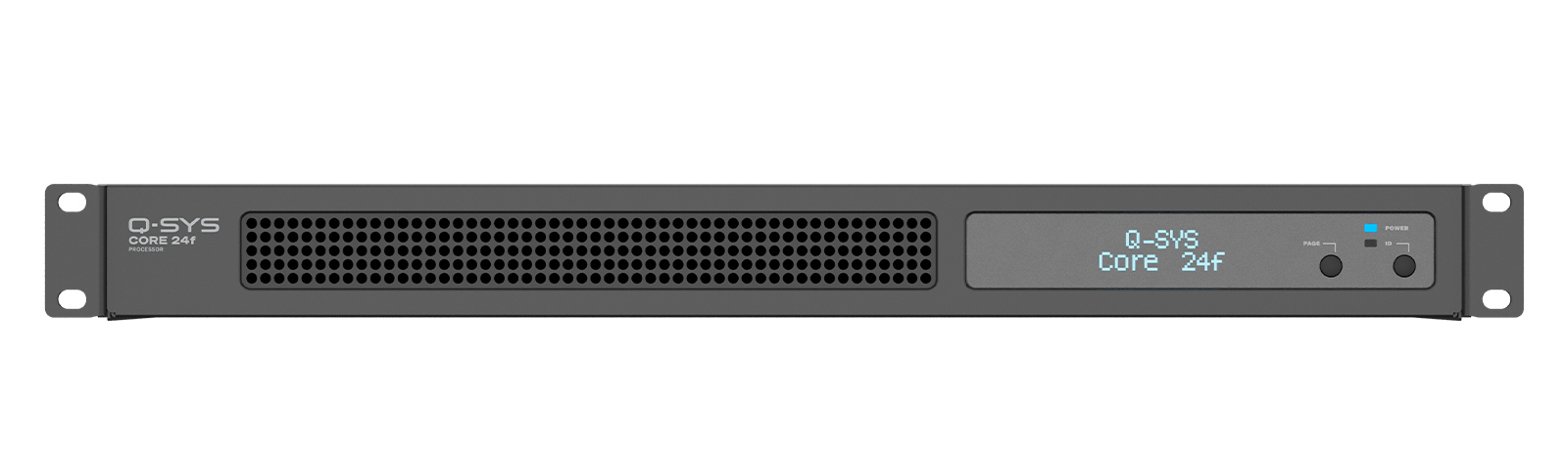 Q-SYS Core 24f の正面画像