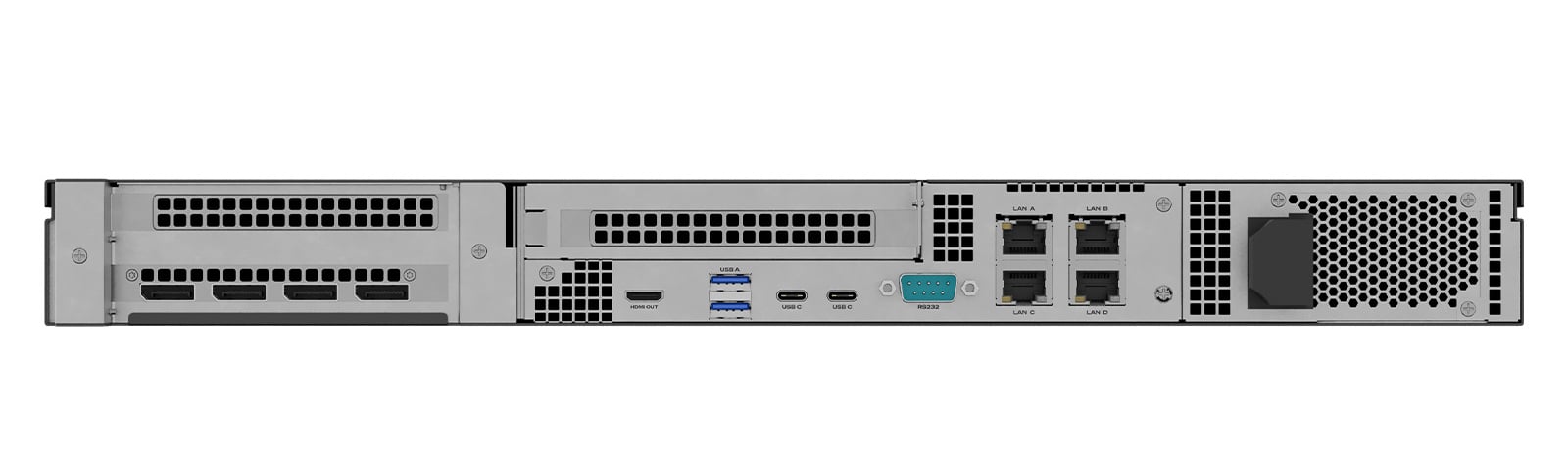 Q-SYS VSA-100の背面イメージ