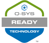 Q-SYS Ready Technologyバッジ