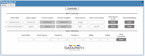 Datapath Aetria プログラムのスクリーンショット