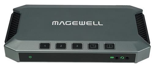 Magewell USB Fusion 500の正面上面画像