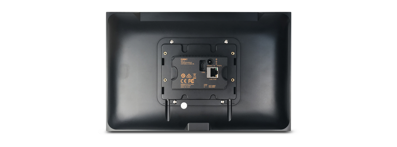 TSC-116W-G2 背面 - パネルなし