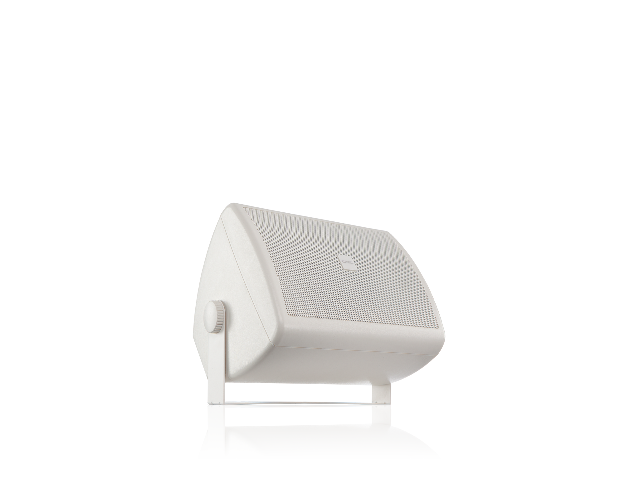 白色AC-S4Tスピーカーの正面右側画像
